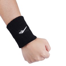 프로스펙스 롱 손목밴드, 블랙, 1개