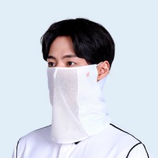 U2SPORTS ML8B I AM Buff型面罩, 白色, 1個