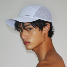 SUMMERTECT Flexer 全方位運動網眼棒球帽, 白色