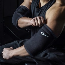 PRO-SPECS 力量氯丁橡膠健身護肘 左右組合 臂套 8mm, 黑色, 1組