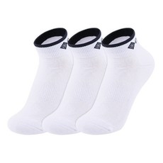 컬럼비아 이너글로우 쿠션 숏삭스 3세트, 화이트