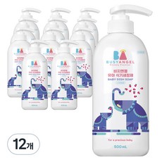 비지엔젤 고농축 아기 주방세제 젖병세정제, 500ml, 12개