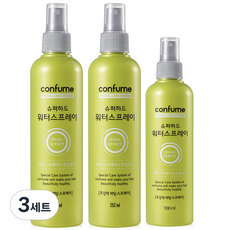 Confume 超強定型頭髮水性噴霧 252ml x 2入 + 100ml x 1入 套組, 3套