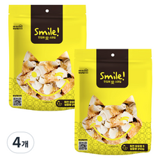 멍냥빌리지 스마일 강아지 우유껌 S, 240g, 4개, 혼합맛(치킨/우유)