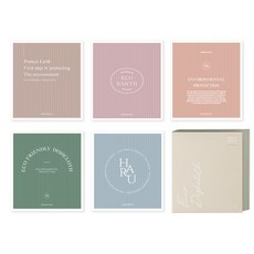 Haru Gonggan 纖維素海鹽抹布5件組, 1套