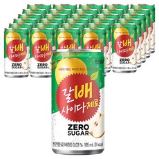 해태htb 갈배사이다 제로, 185ml, 90개