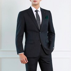 맨잇슈트 남성용 솔리드 슬림핏 울 정장 재킷