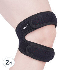 PRO-SPECS Active 雙X型護膝, 黑色, 2個