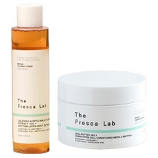 The Fresca Lab 修護舒緩化妝水 200ml + 乳霜 100g 雙件套組, 1套