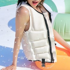 위크나인 라이프 위크자켓 구명조끼, 크림