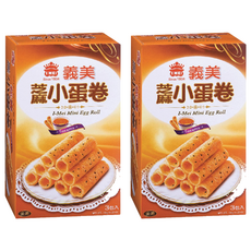義美 小蛋捲 芝麻, 114g, 2盒