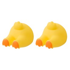 美得像專櫃 鴨尾巴牙刷架 2個 可愛造型浴室收納, 鴨尾巴