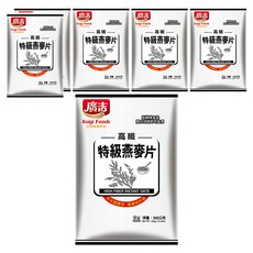 廣吉 高纖特級燕麥片 開水沖調即食, 500g, 6包