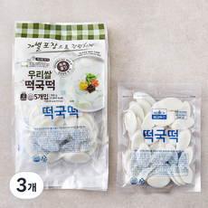 칠갑농산 우리쌀 떡국떡 5개입, 800g, 3개