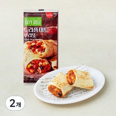 삼립 트리플 미트 부리또, 120g, 2개