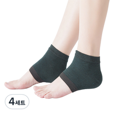 올이즈유 발뒷꿈치 풋케어 용품 양발착용 세트 그린, 4세트, 36g