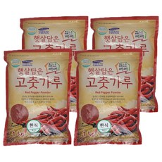 中國產辣椒粉 韓式料理適用, 1kg, 4個