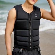 위크나인 라이프 위크자켓 구명조끼, 블랙