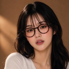 리끌로우 남녀공용 뿔테 아이웨어 B010