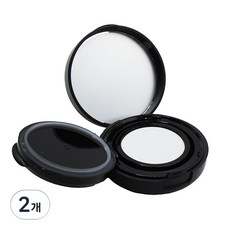 Gloworks JUST FOR ME DIY 氣墊粉餅空盒組 7g, BLACK, 2個