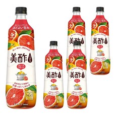 CJ FOODS 西柚美醋飲 900ml, 5瓶