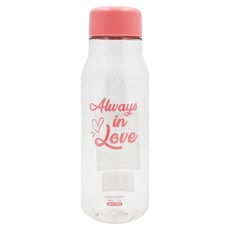 LocknLock 樂扣樂扣 PET水壺, 字體粉色, 500ml, 1個