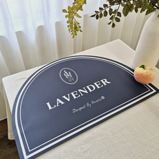 POSIELLA 可水洗珪藻土腳踏墊 第四代 格蕾絲花園, 科塔海軍藍