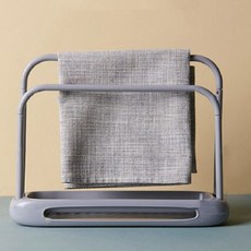 ARYKO 水槽抹布架海綿架, 灰色, 1個