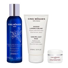 CINQ MONDES 護膚精華 100ml+面膜 150ml+舒適面霜 15ml, 1套