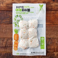 효성어묵 야채 피쉬볼, 120g, 1개