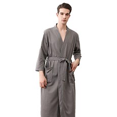 Market A 輕量情侶飯店浴袍 男性 XXXL, 灰色, 1個