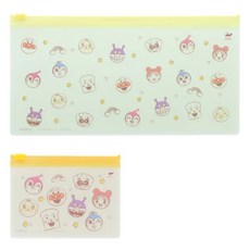 sun-star麵包超人夾鏈袋2入組, 可放信封、發票, Q版麵包超人, 1組