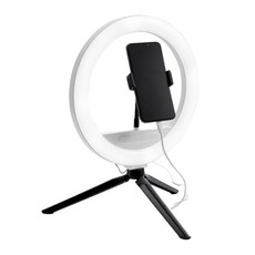 樂居家 網紅直播自拍 白色 LED環形補光燈 M27, 1個