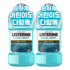 LISTERINE 李施德霖 沁涼薄荷香漱口水, 750ml, 2入