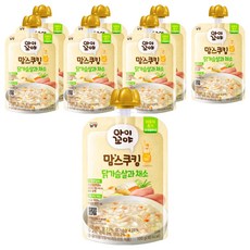 아이꼬야 맘스쿠킹 이유식 6개월부터, 100g, 8개, 닭가슴살과 채소