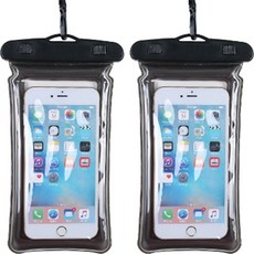 The Living 多用途防水手機殼, 黑色, 2個