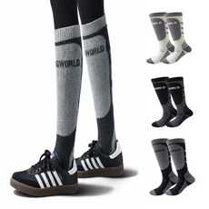 Mustball 運動長筒機能襪 男女通用 3件組, 混色, 1個