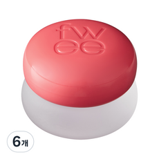 퓌 립앤치크 블러리 푸딩팟 5g, PK05 썸띵, 6개