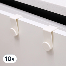 Ju and Ji 多用途水槽廚房掛鉤, 白色, 10個