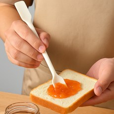 Stack-it 矽膠湯匙, 4個, 白色