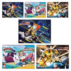 YOUNGART 素描本 6入 隨機出貨, 22張, 8開