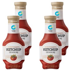청정원 진한 토마토케찹, 300g, 4개