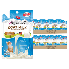 Signature7 心寵 貓用 初乳羊奶餐包, 羊奶, 70g, 24包