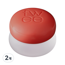FWEE 唇頰兩用柔霧布丁唇釉 5g, 2個, RS04 Memories