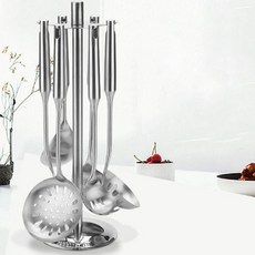 旋轉式6頭廚具掛架A型, 單一顏色, 1個