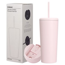 선망 투웨이 텀블러, 베이비핑크, 610ml, 1개