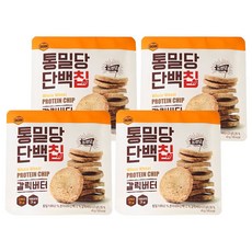 DASHIN 全麥蛋白餅 大蒜奶油口味, 4個, 45g