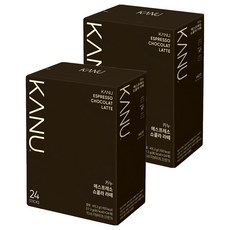KANU 巧克力拿鐵咖啡, 17.3g, 24條, 2盒