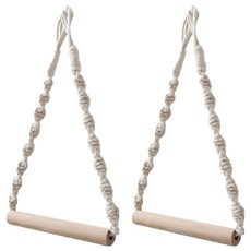 風格露營 Macrame 編織捲筒衛生紙架, 單一顏色, 2個