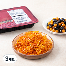 식도감 간편 반찬 오징어 실채 볶음 30g + 병아리콩 조림 150g 세트, 3세트